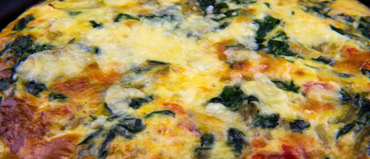 Frittata spinazie