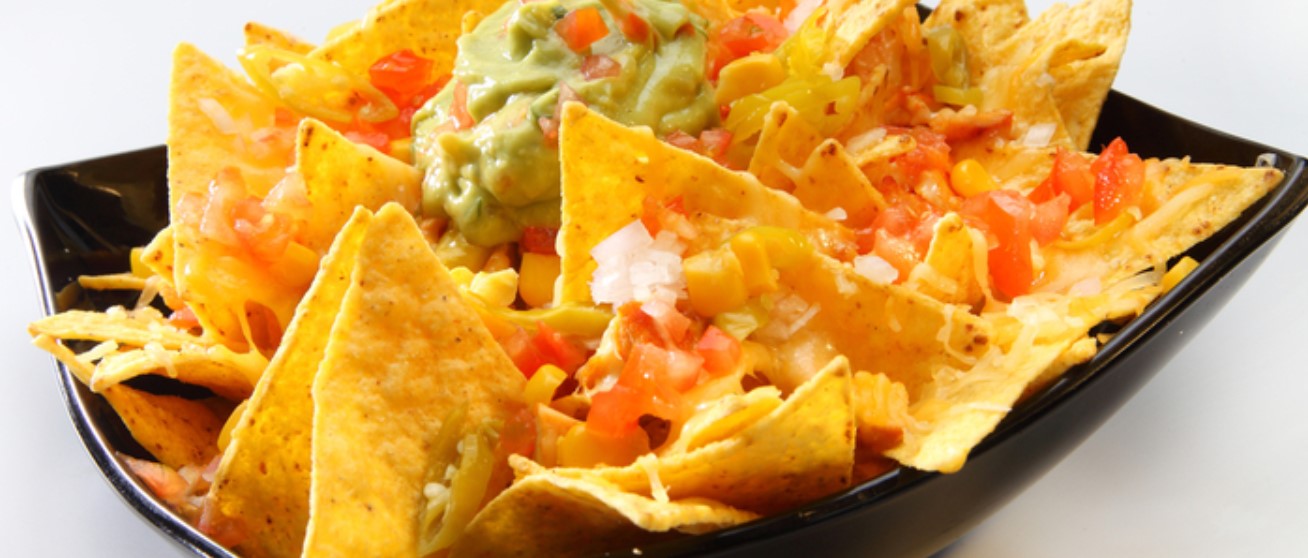 Mexicaanse nacho ovenschotel met zoete aardappel