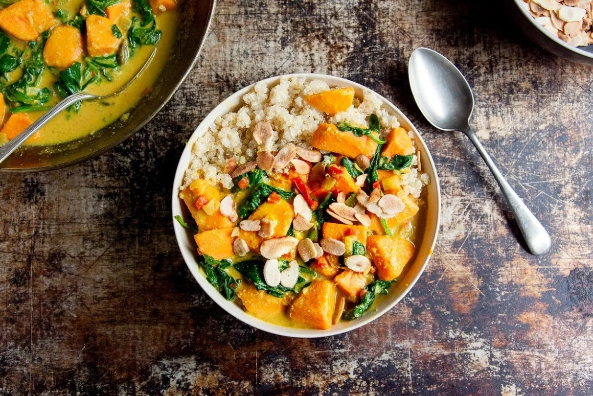 Recept voor zoete aardappel curry