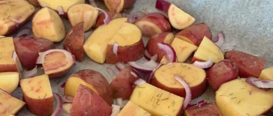Roseval uit de oven