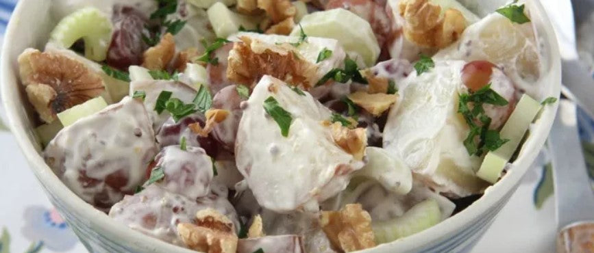 Waldorf aardappelsalade
